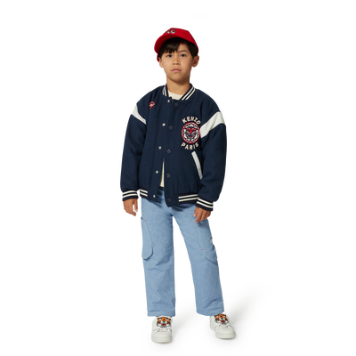 Katoenen pet met borduurwerk KENZO KIDS UNISEX