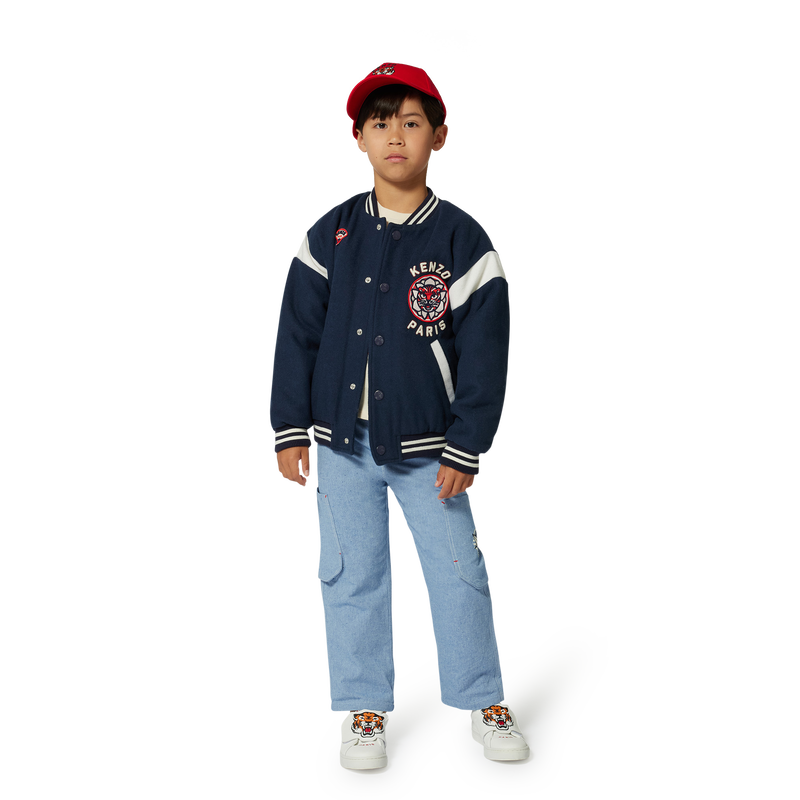 Katoenen pet met borduurwerk KENZO KIDS 
                        UNISEX