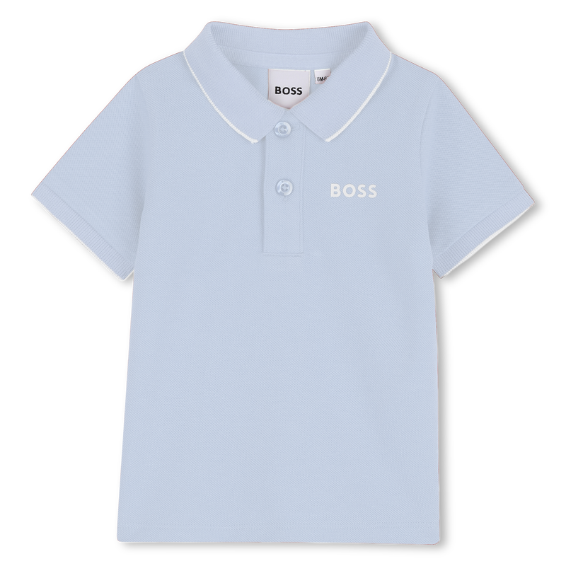 POLOSHIRT MET KORTE MOUWEN BOSS 
                        BOY