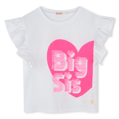 T-shirt met ruches aan de mouw BILLIEBLUSH GIRL