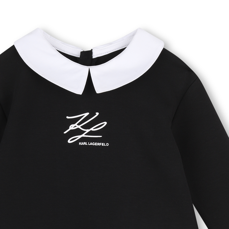Langarm jurk KARL LAGERFELD KIDS 
                        GIRL