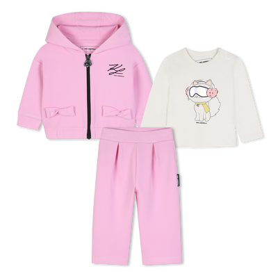 Joggingoutfit KARL LAGERFELD KIDS MEISJE