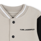 Vest en broek set in dubbele jersey KARL LAGERFELD KIDS 
                    BOY
