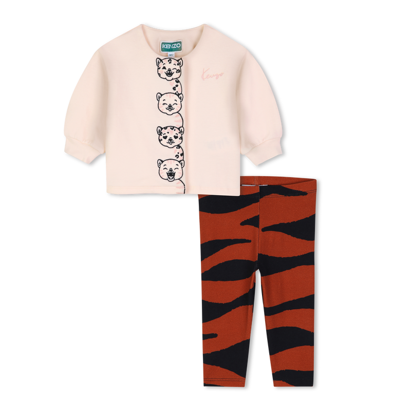 T-shirt en legging set KENZO KIDS 
                        MEISJE