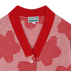 Geknoopt vestje met bloemen KENZO KIDS 
                    GIRL