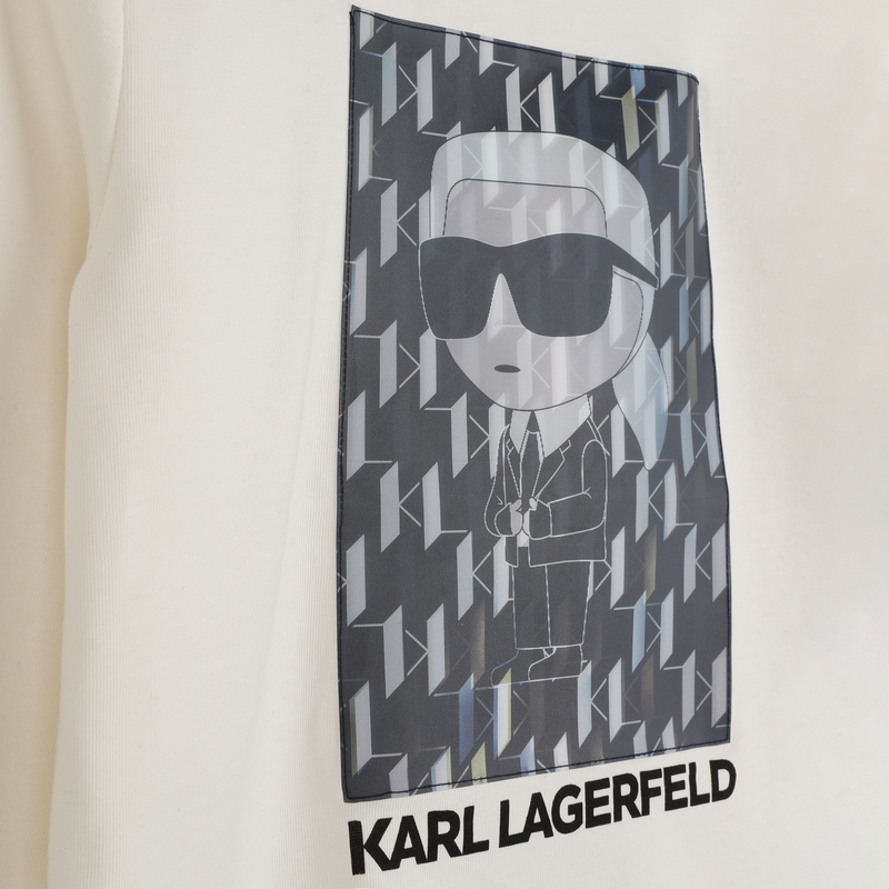 T-shirt met lange mouwen KARL LAGERFELD KIDS 
                        BOY