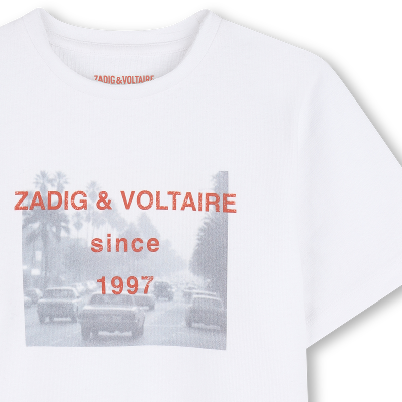 T-SHIRT MET KORTE MOUWEN ZADIG & VOLTAIRE 
                        BOY