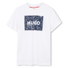 T-shirt met korte mouwen HUGO 
                    BOY