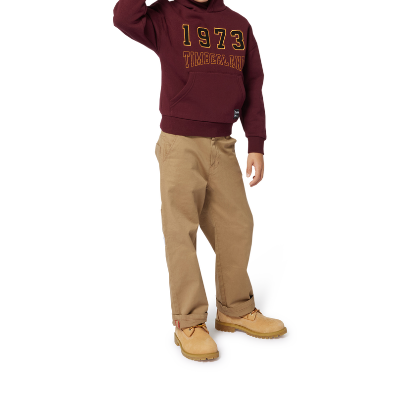 Broek met zakken van twill TIMBERLAND 
                        JONGEN