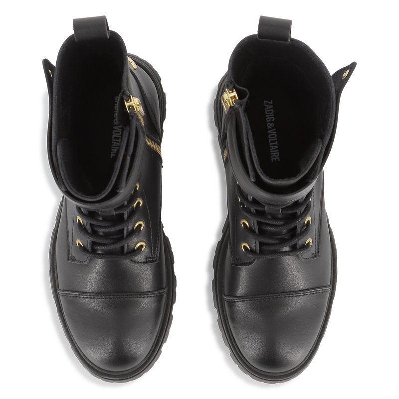 Rundlederen veterlaarzen ZADIG & VOLTAIRE 
                        GIRL