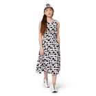 Katoenen jurk met print DKNY 
                    GIRL