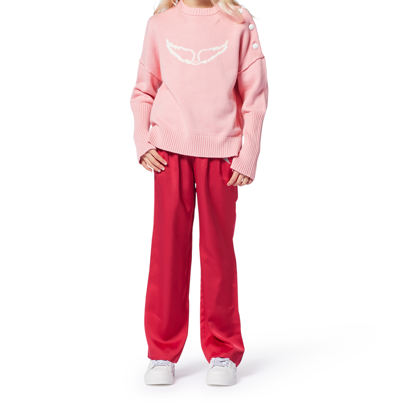 Leren sneakers met veters