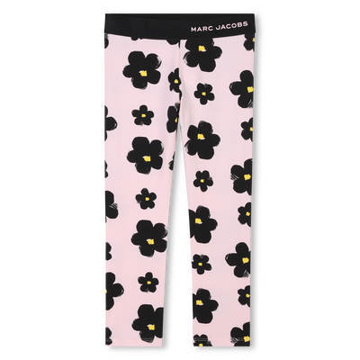 Legging met margrietprint MARC JACOBS GIRL