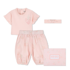 Set t-shirt, pyjama en hoofdband KENZO KIDS 
                    GIRL