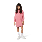 Geborstelde fleece jurk HUGO 
                    GIRL