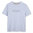 T-shirt met korte mouwen, LICHT BLAUW, hi-res