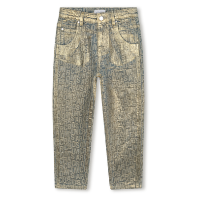 Aanpasbare denim broek MARC JACOBS GIRL