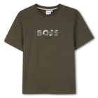 T-shirt met korte mouwen, OLIJFAVOND, hi-res