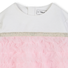 Katoenen formele jurk KARL LAGERFELD KIDS 
                    GIRL