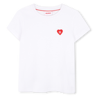 T-shirt met korte mouwen, WIT, hi-res