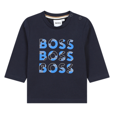 Katoenen T-shirt met logo's BOSS BOY
