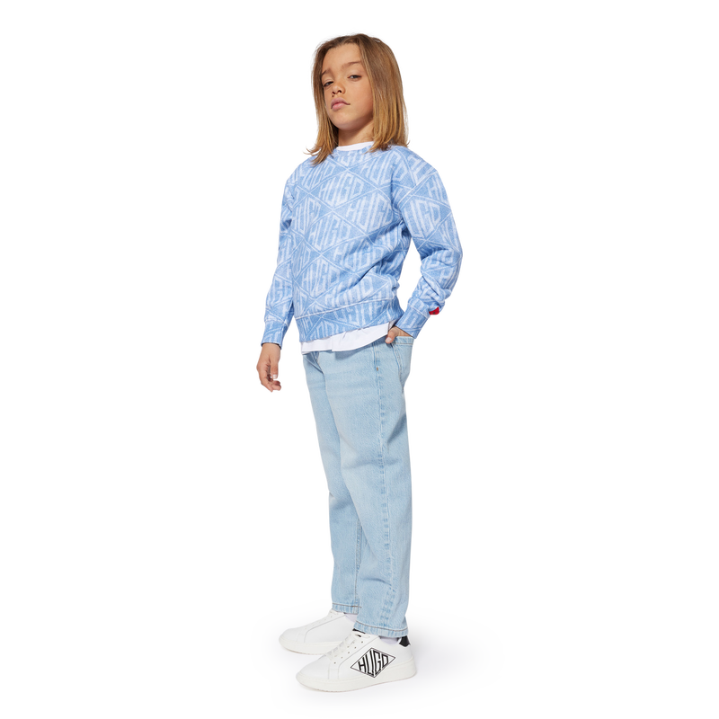 Ruimvallende 5 pocket jeans HUGO 
                        BOY