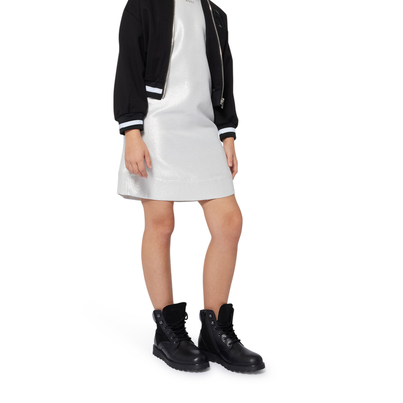 Geborduurde vest met streepjes BOSS 
                        GIRL