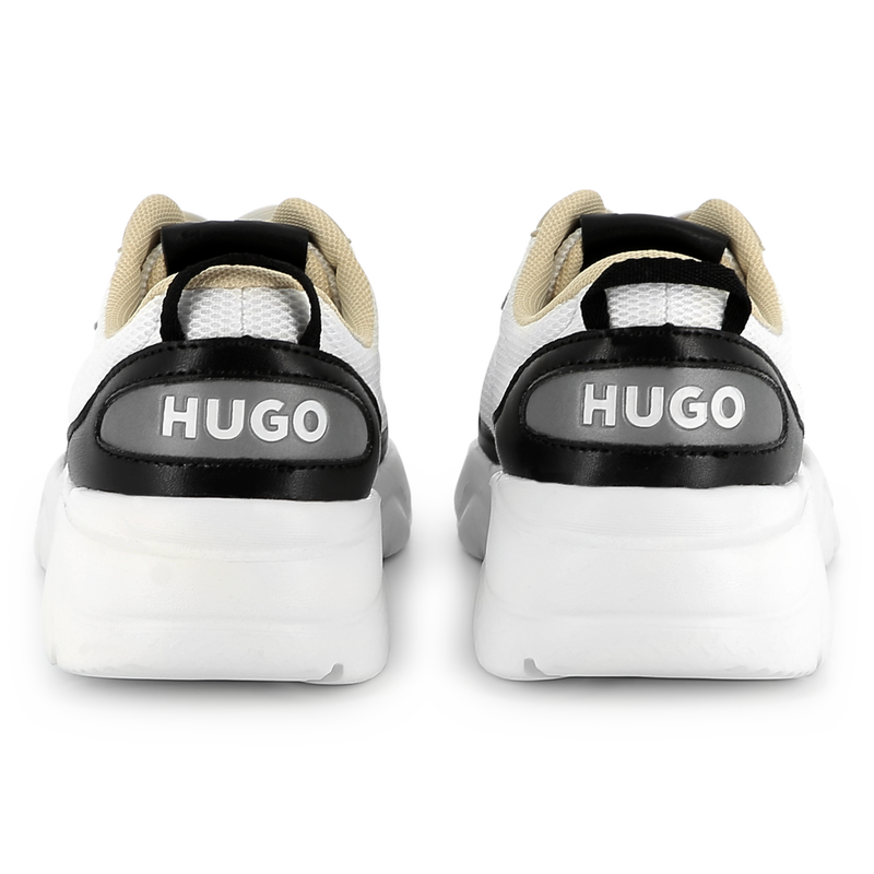 Sneakers van 2 materialen HUGO 
                        BOY
