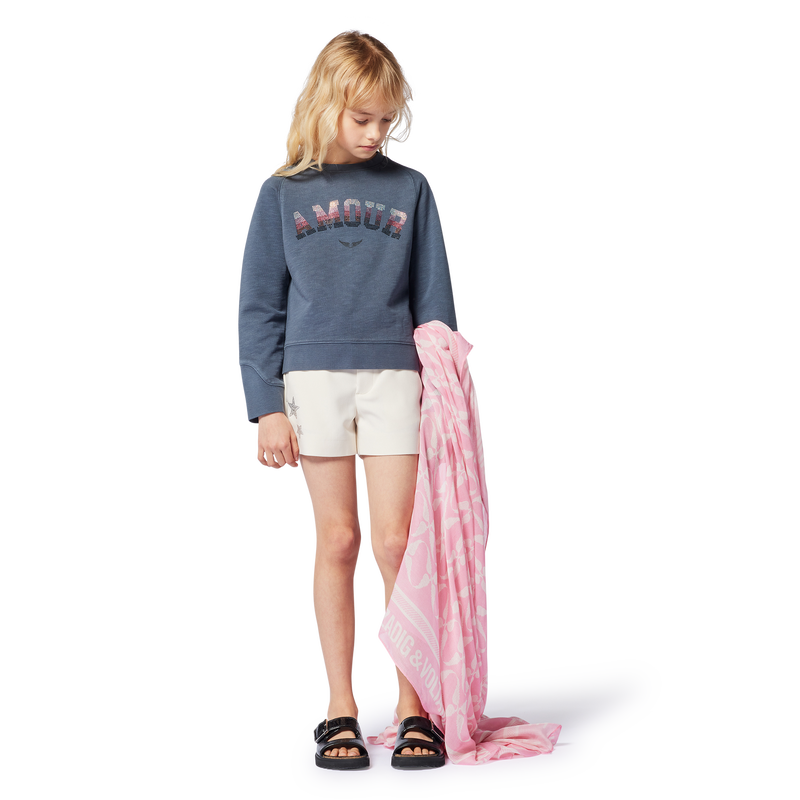 Getailleerde short met strass ZADIG & VOLTAIRE 
                        GIRL