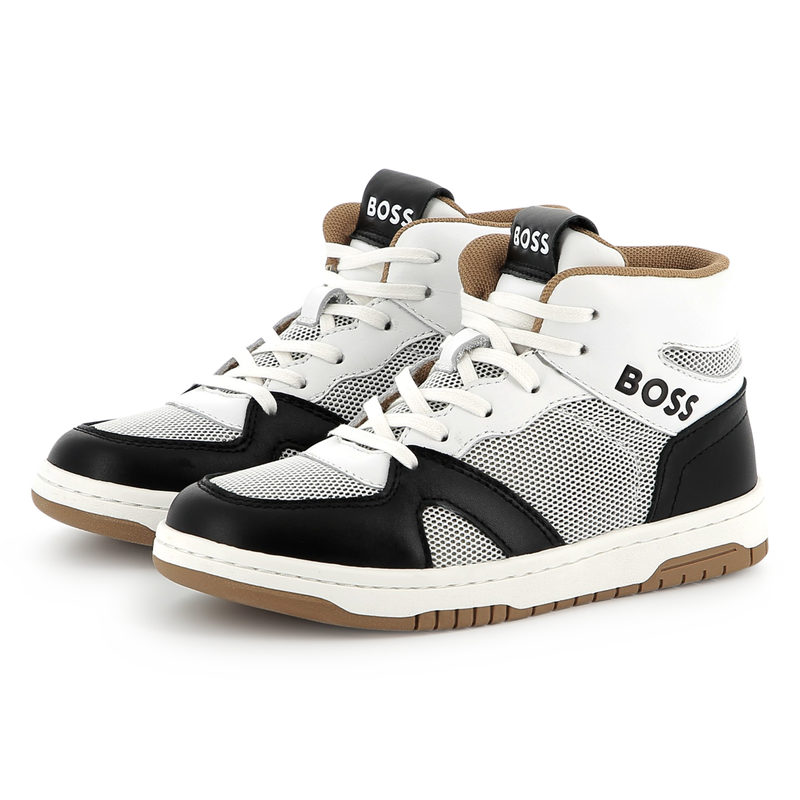Hoge sneakers met veters BOSS 
                        BOY