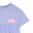 Bi-materiaal jurk BILLIEBLUSH 
                    GIRL
