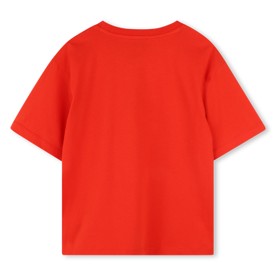 T-shirt met logoprint KENZO KIDS GIRL
