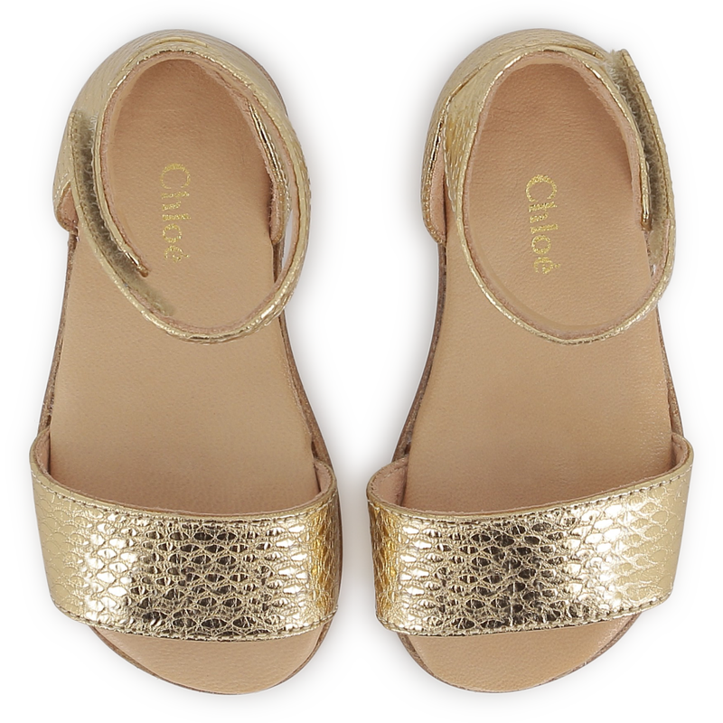 Sandalen met leren riempjes CHLOE 
                        GIRL