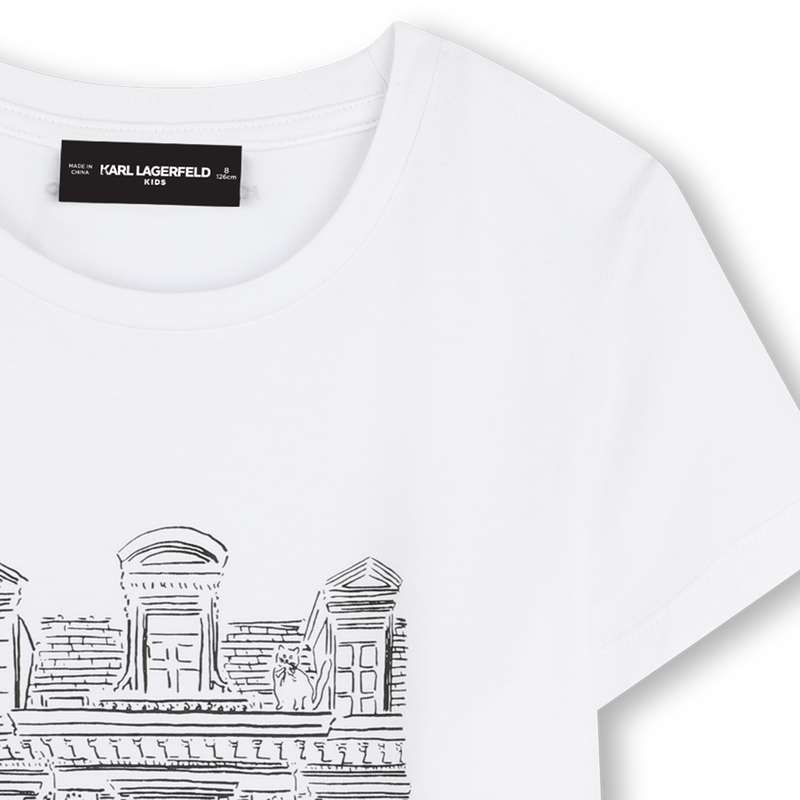 T-SHIRT KORTE MOUWEN KARL LAGERFELD KIDS 
                        GIRL