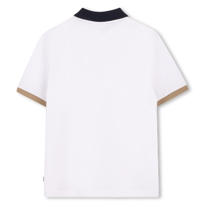 POLOSHIRT MET KORTE MOUWEN BOSS BOY