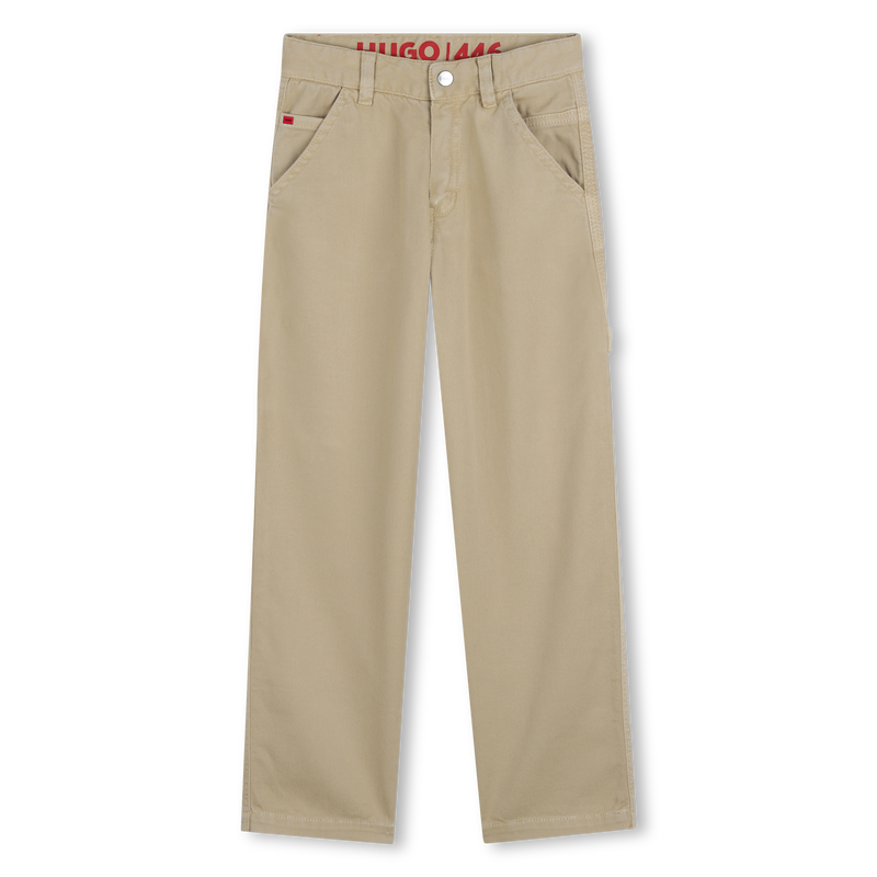 BROEK MET SIERSTIKSELS HUGO 
                        BOY