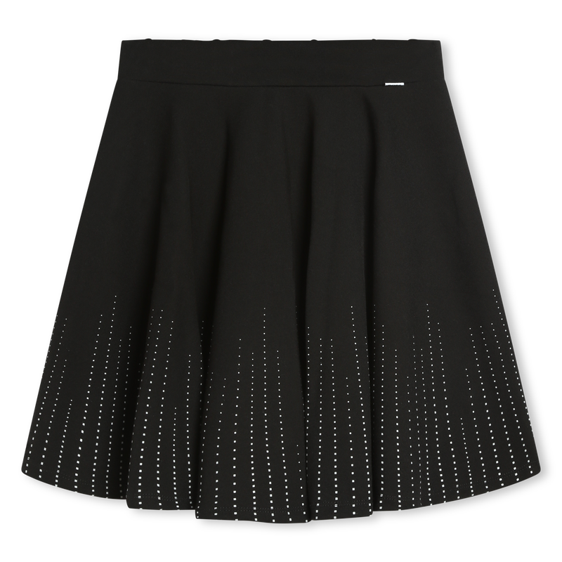 Glimmende rok met print