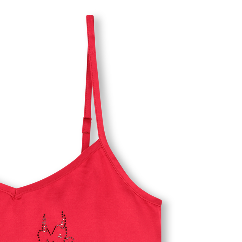 Satijnen hemdje met strass ZADIG & VOLTAIRE 
                        GIRL