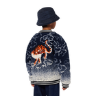 Polyester bucket hat met stiksels KENZO KIDS 
                    UNISEX
