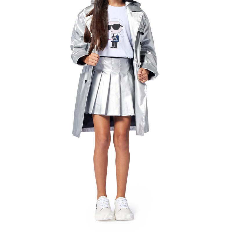 Verstelbare pet met badge KARL LAGERFELD KIDS 
                        GIRL