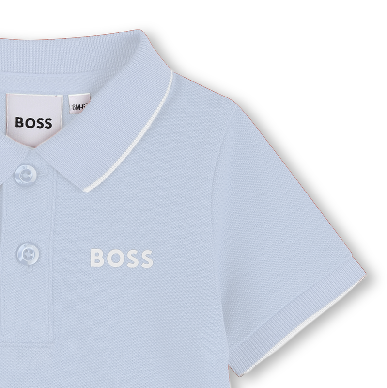 POLOSHIRT MET KORTE MOUWEN BOSS 
                        BOY
