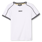 T-shirt met gekleurde strepen DKNY 
                    UNISEX
