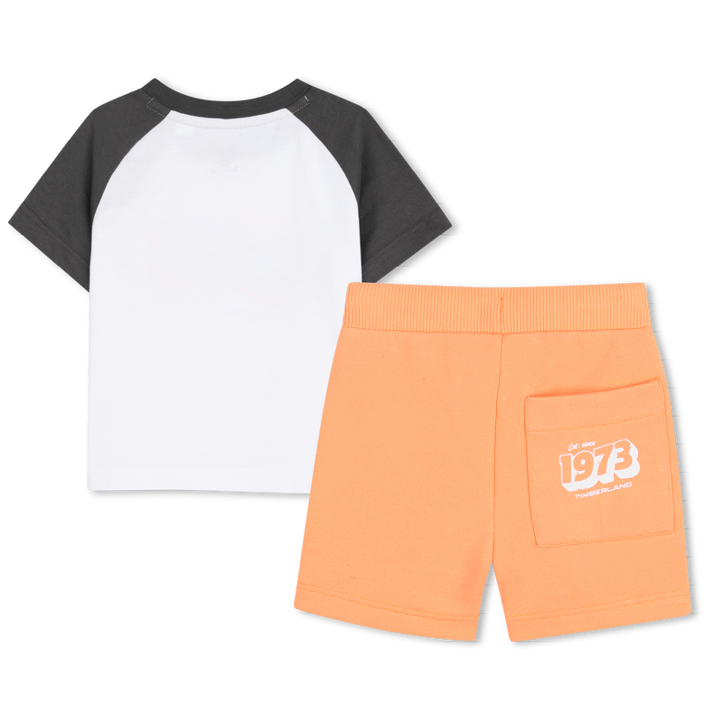SET T-SHIRT EN KORTE BROEK TIMBERLAND 
                        BOY
