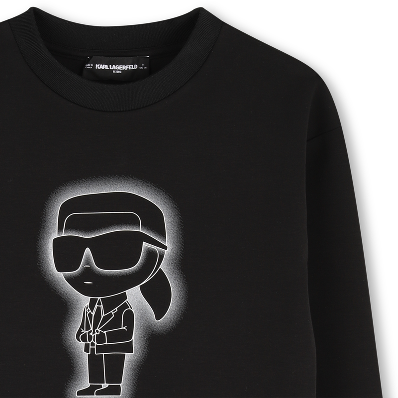 Dubbel jersey sweatshirt KARL LAGERFELD KIDS 
                        BOY