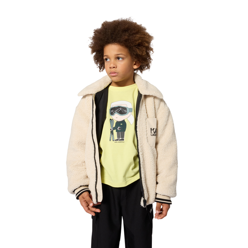 T-shirt met lange mouwen KARL LAGERFELD KIDS 
                        BOY