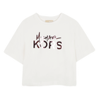 T-shirt met korte mouwen, GEBROKEN WIT, hi-res