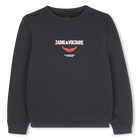 Fleece sweatshirt, ANTRACIET, hi-res