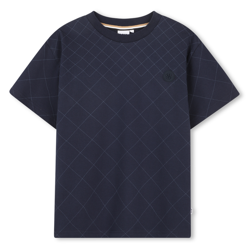 T-SHIRT MET KORTE MOUWEN BOSS 
                        BOY