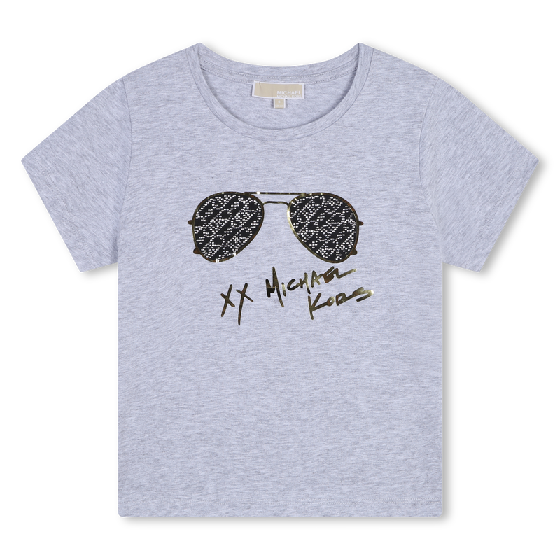 Katoenen T-shirt korte mouwen MICHAEL KORS 
                        GIRL