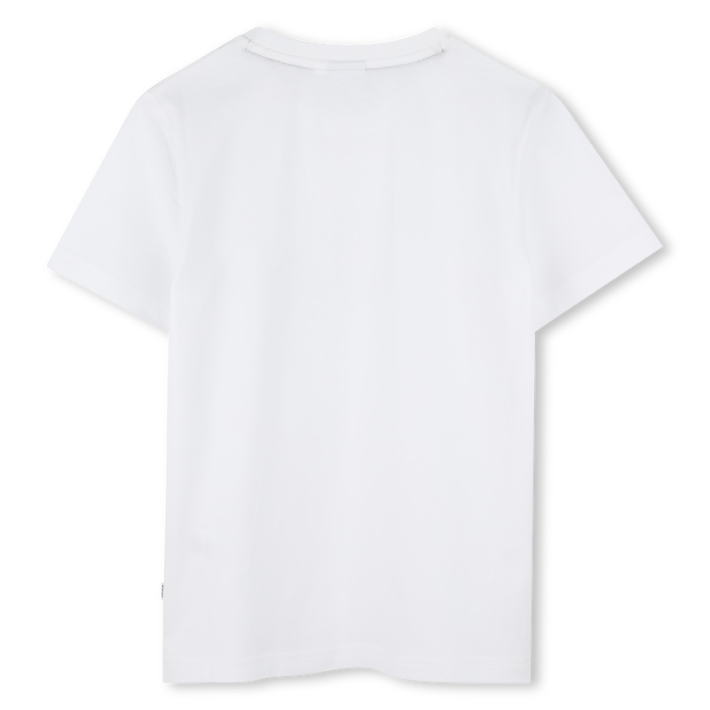 Katoenen T-shirt korte mouwen BOSS 
                        BOY